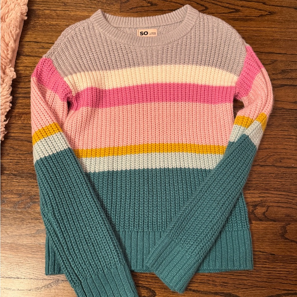 Girls knit sweater